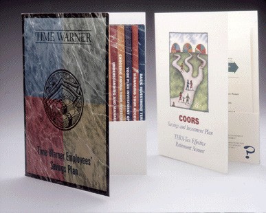Time Warner Employees' Savings Plan. Folder and inserts for a retirement savings plan.